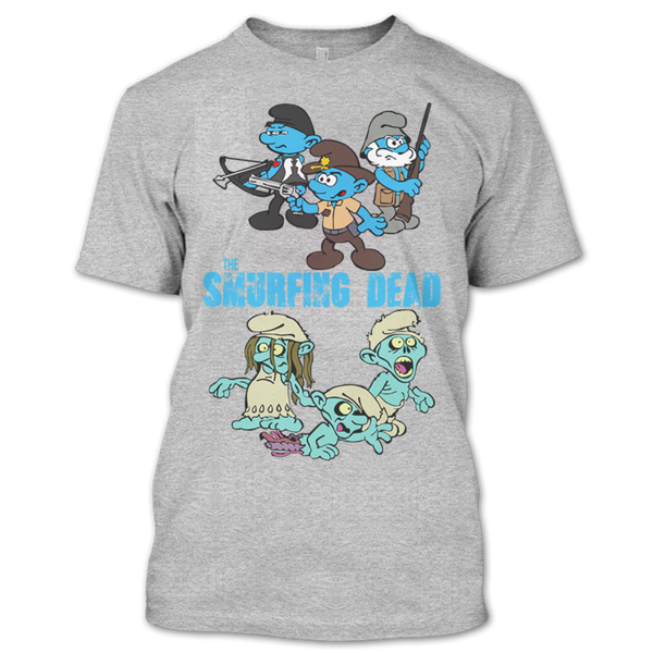 The Smurfing Dead The Smurfs TV series T Shirt – Premium Fan Store