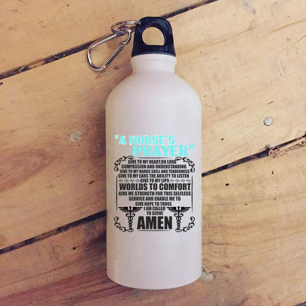 A Nurse's Prayer 20 oz Stainless Steel Bottle,Funny Gift For Nurse Out –  Premium Fan Store