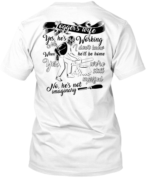 Logger's Wife T Shirt, I Love Logger T Shirt – Premium Fan Store