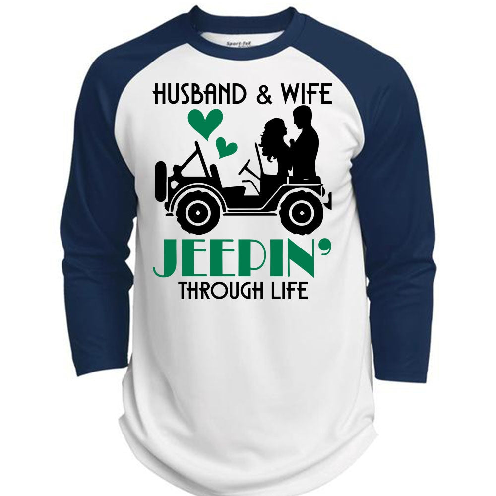 Husband And Wife Jeeping Through Life T Shirt, I Love Jeep T Shirt, Aw –  Premium Fan Store