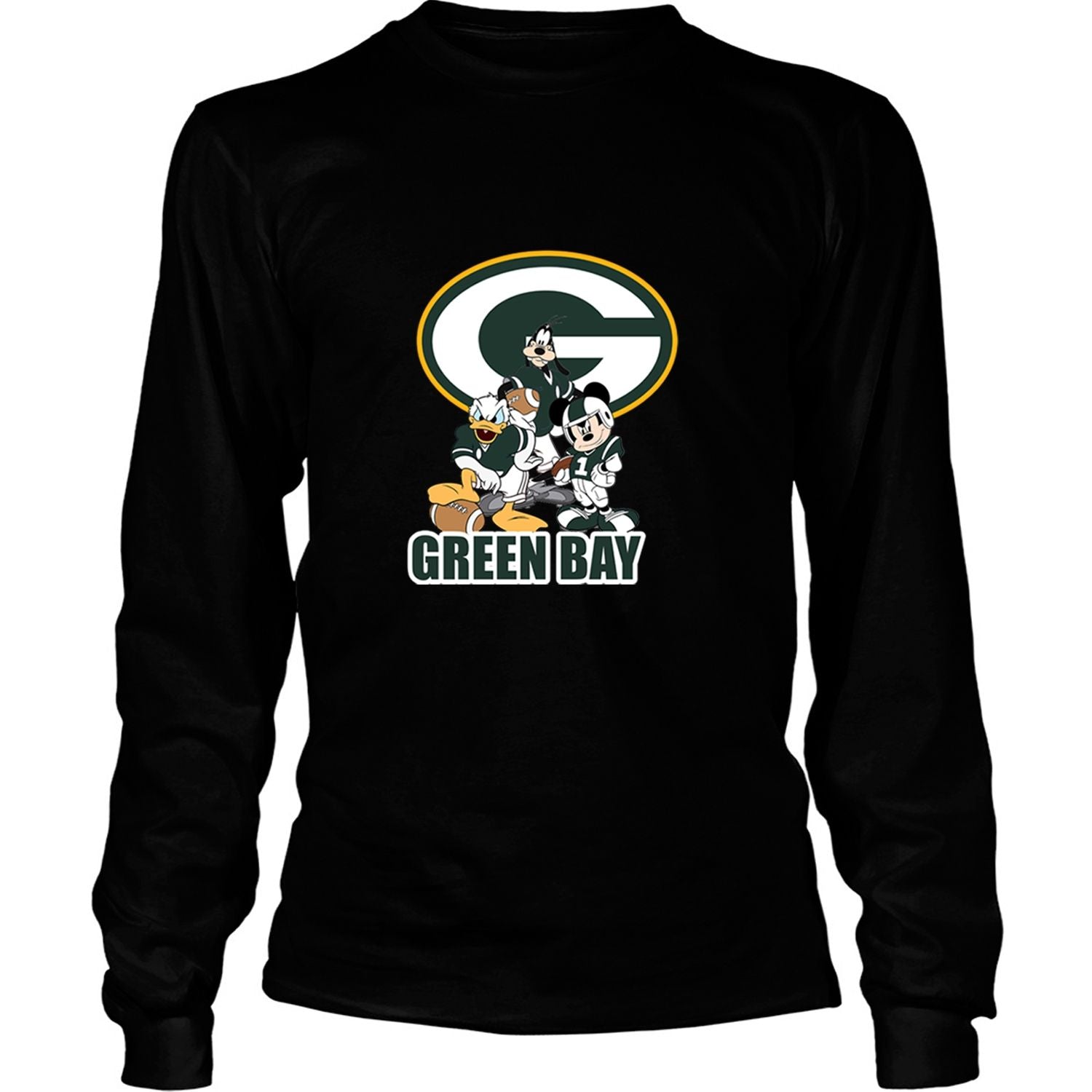 Cartoon Movie T Shirt, Green Bay Packers T Shirt - Long Sleeve