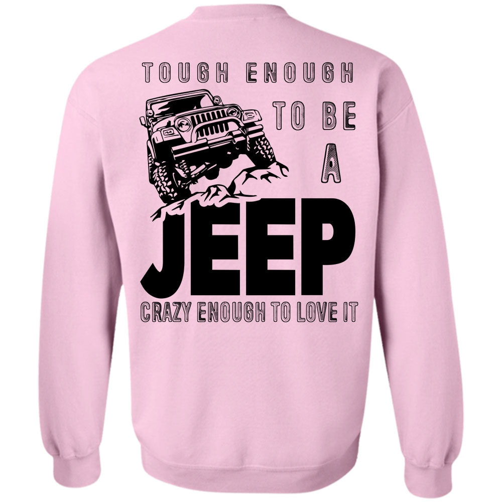 Pink cheap jeep sweatshirt