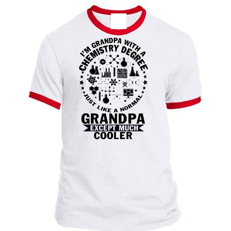 Baseball Grandpa Seams Short-Sleeve T-Shirt