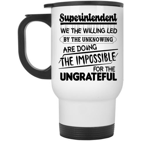 Job Title Travel Mug, Superintendent Mug